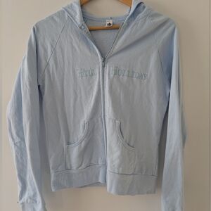OS/M American Apparel Sky Blue Hoodie